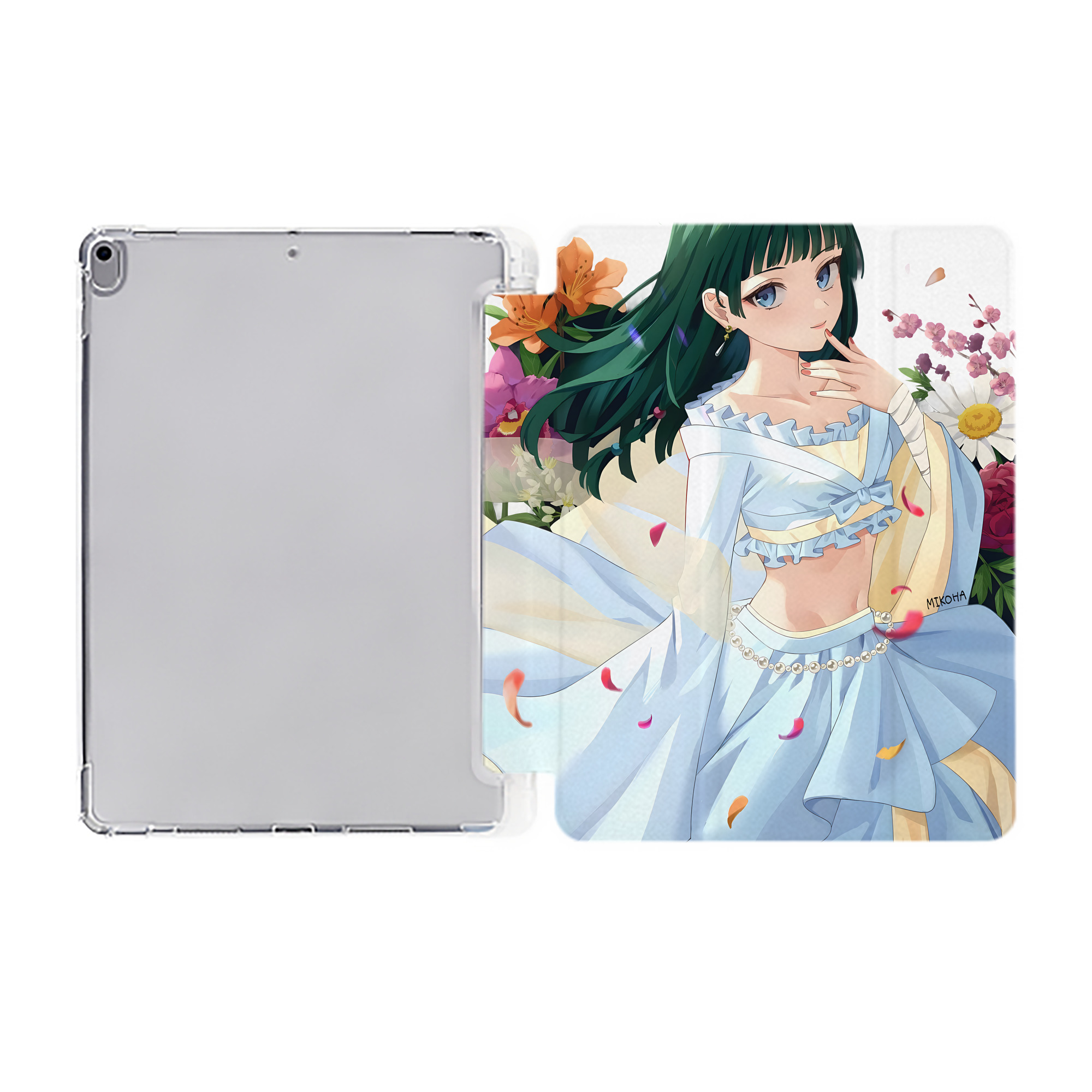 （画像用） 薬屋のひとりごと The Apothecary Diaries IPad ケース ペン収納付き 三つ折りスタンド PUレザー×シリコン 対応機種9.5/10.5/10.9インチ